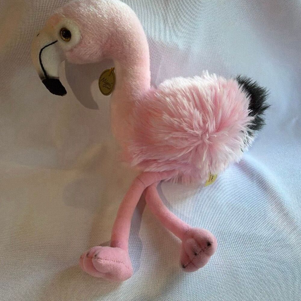 Aurora Miyoni 10” Andean Pink Flamingo Stuffed Plush